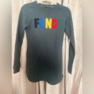 Fendi long length sweatshirt/dress